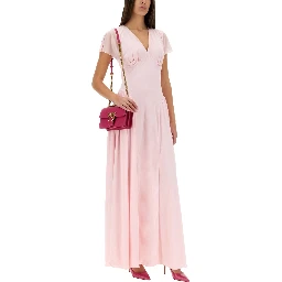 LONG DRESS WITH DRAPE