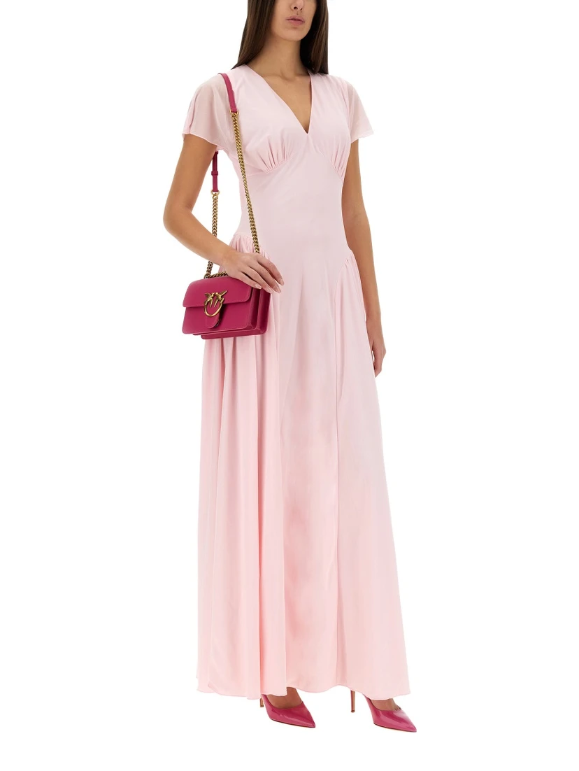 LONG DRESS WITH DRAPE
