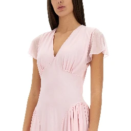 LONG DRESS WITH DRAPE