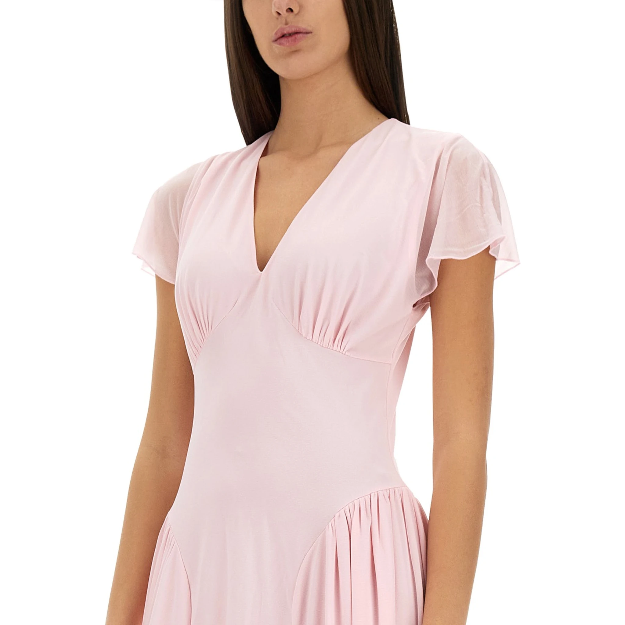 LONG DRESS WITH DRAPE