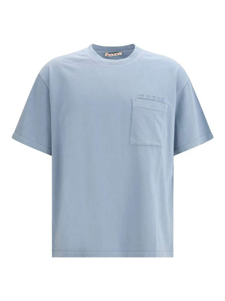 Light Blue Cotton T-Shirt