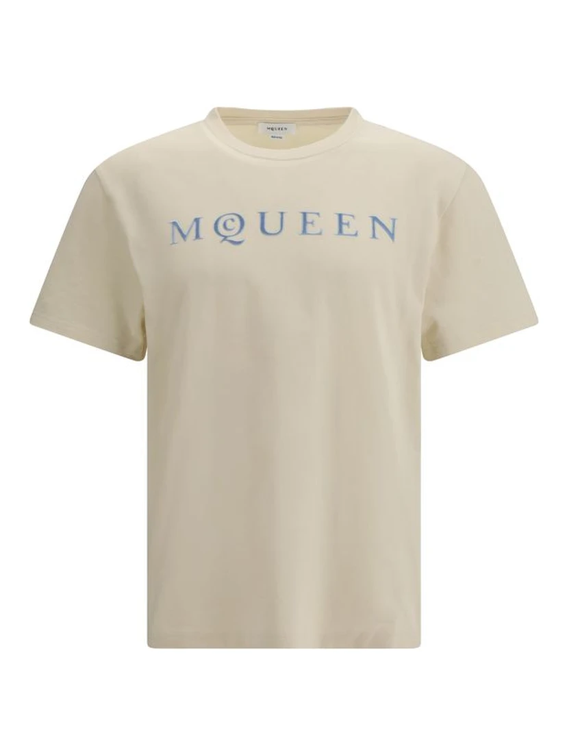 Cream Cotton T-Shirt