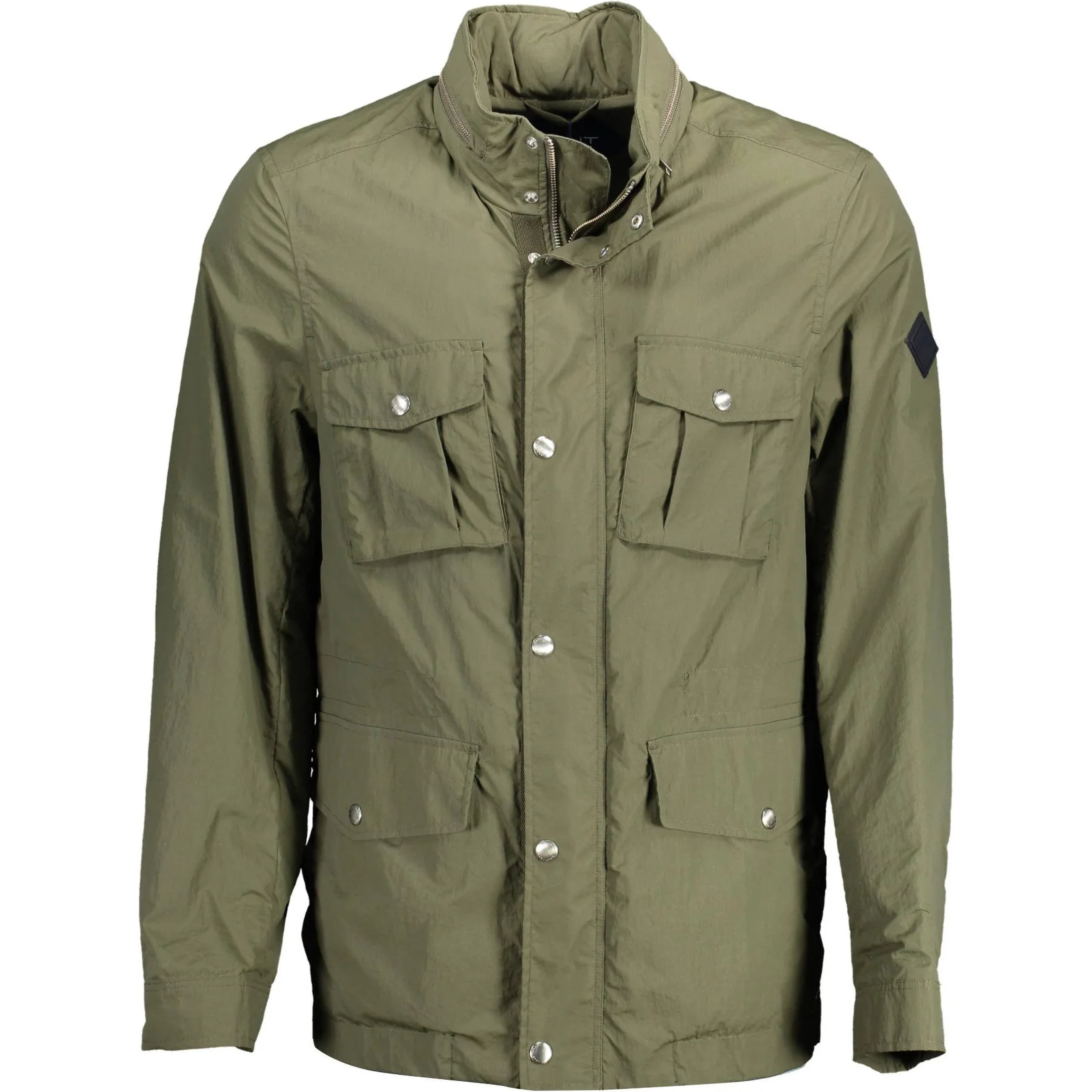 Brown Polyamide Shell Jacket