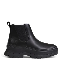 Black Leather Chelsea Boots