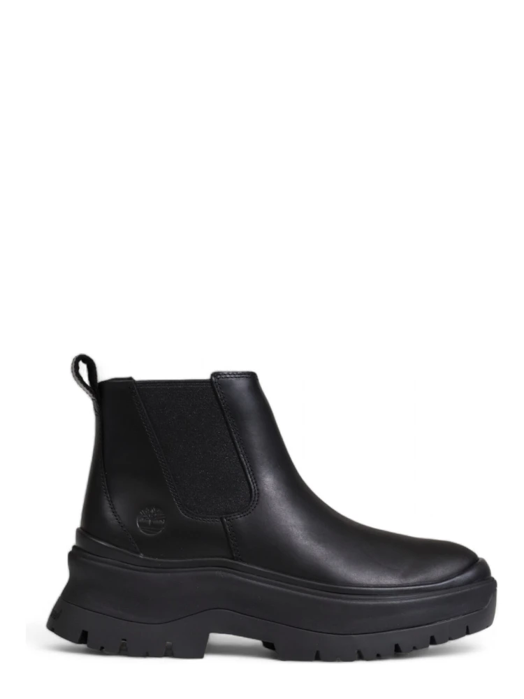 Black Leather Chelsea Boots