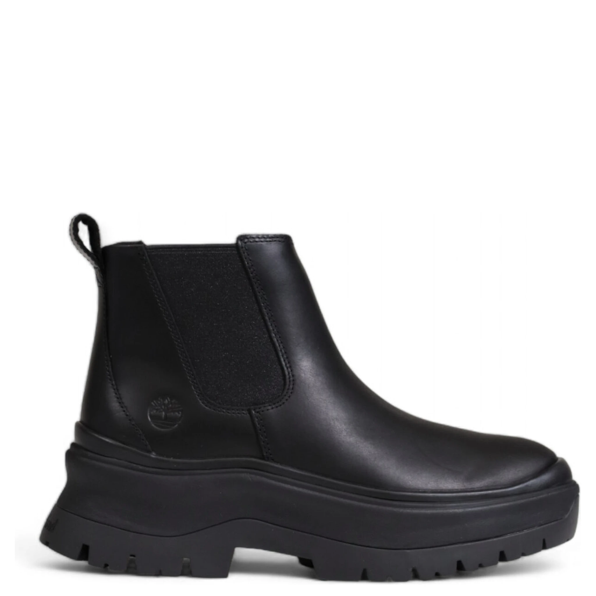 Black Leather Chelsea Boots