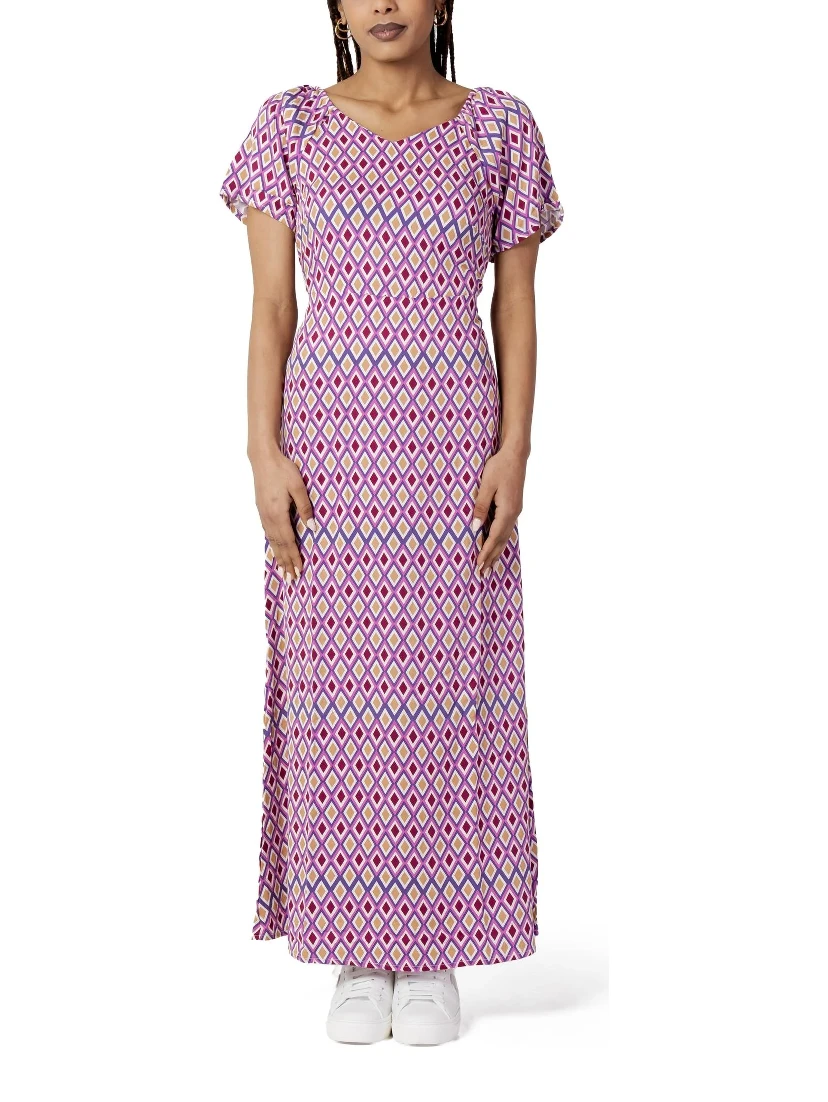 Multicolor Viscose Casual Dress