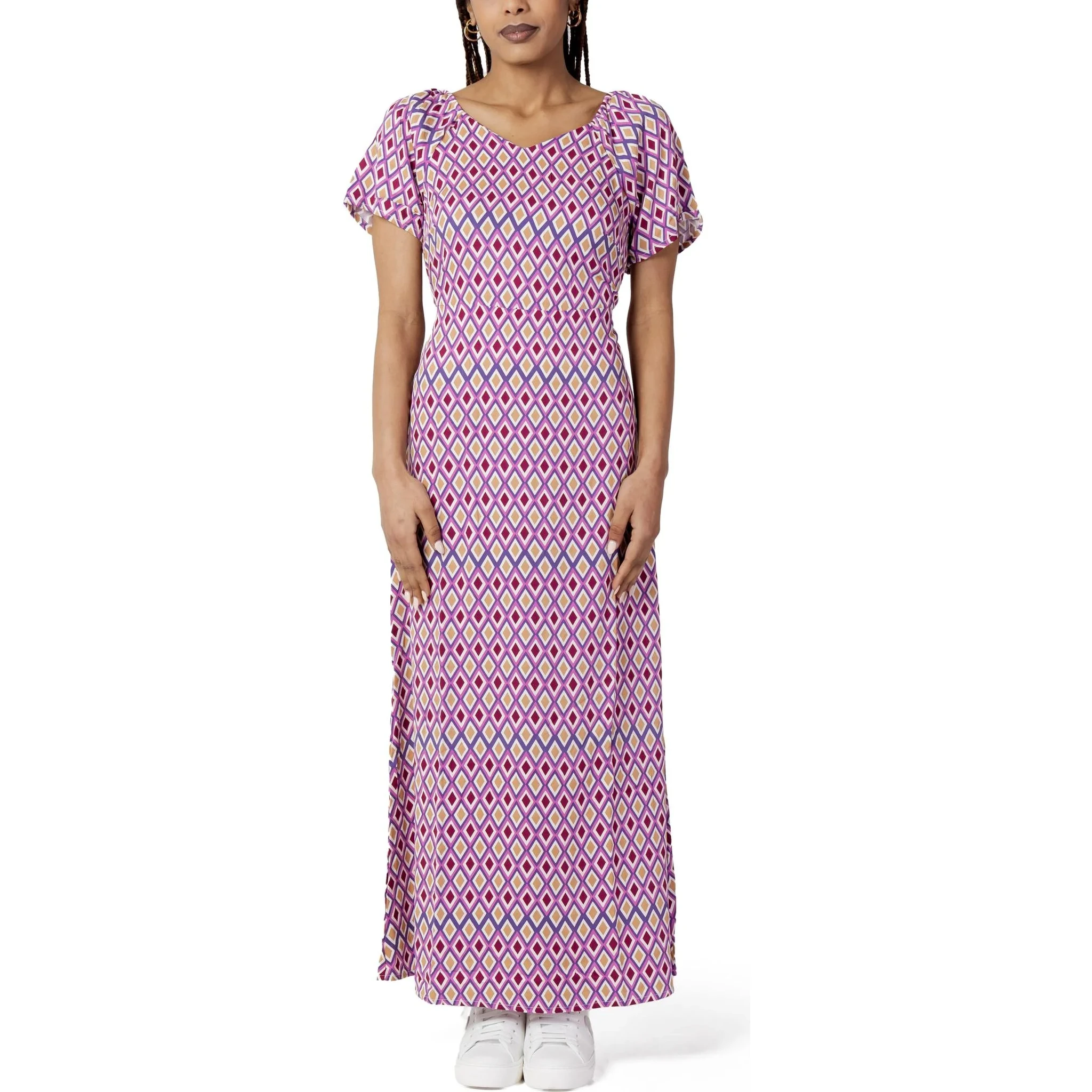 Multicolor Viscose Casual Dress
