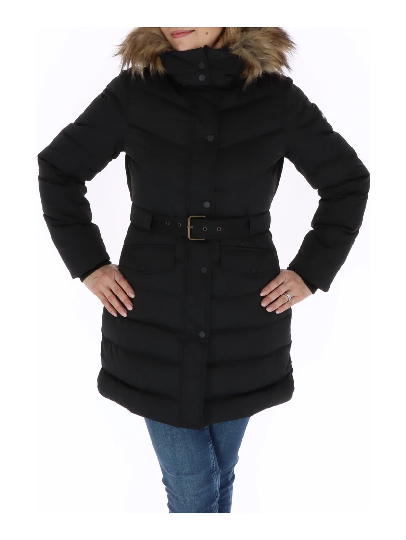 Black Polyester Coat