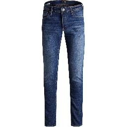 Blue Cotton Slim Fit Jeans