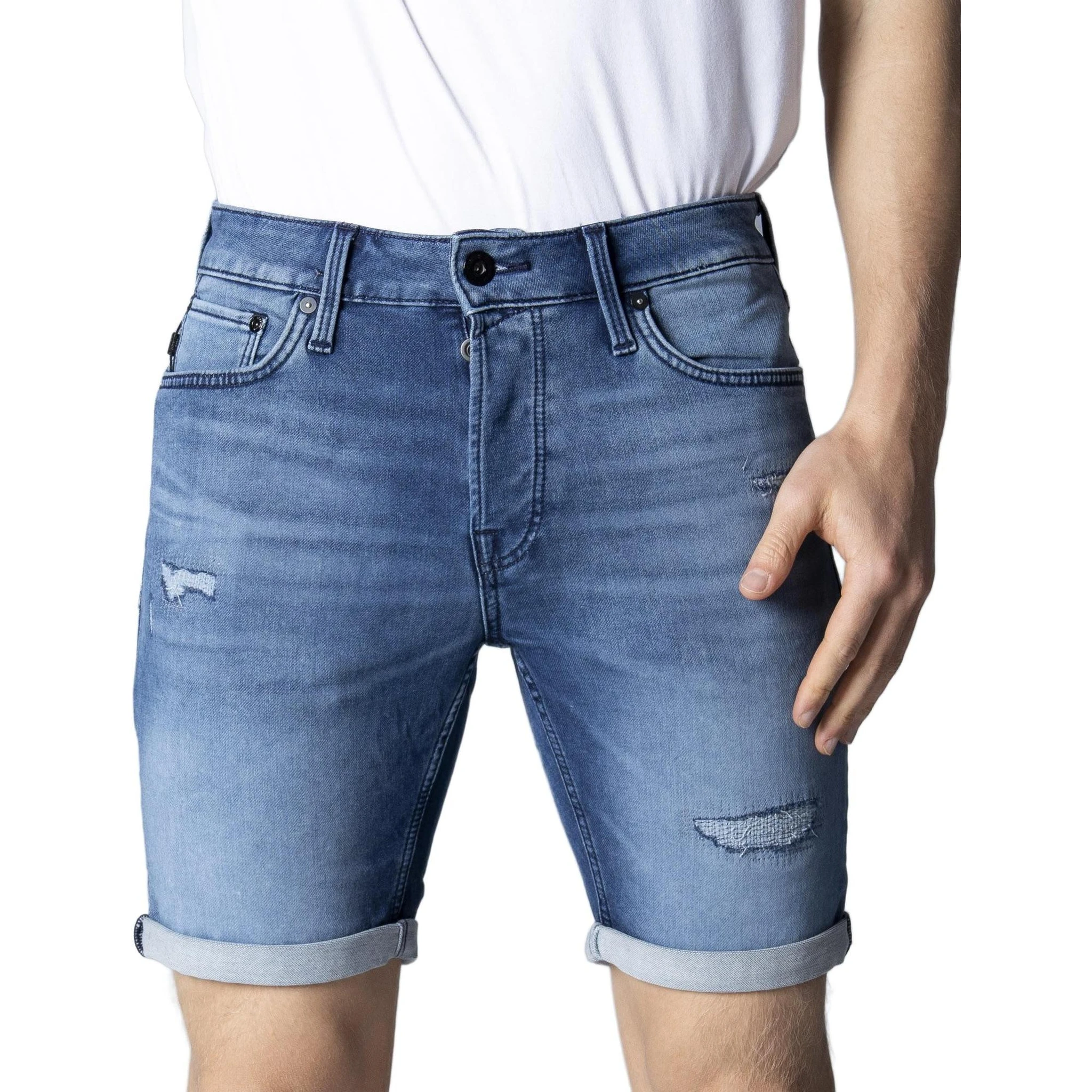 Blue Denim Shorts