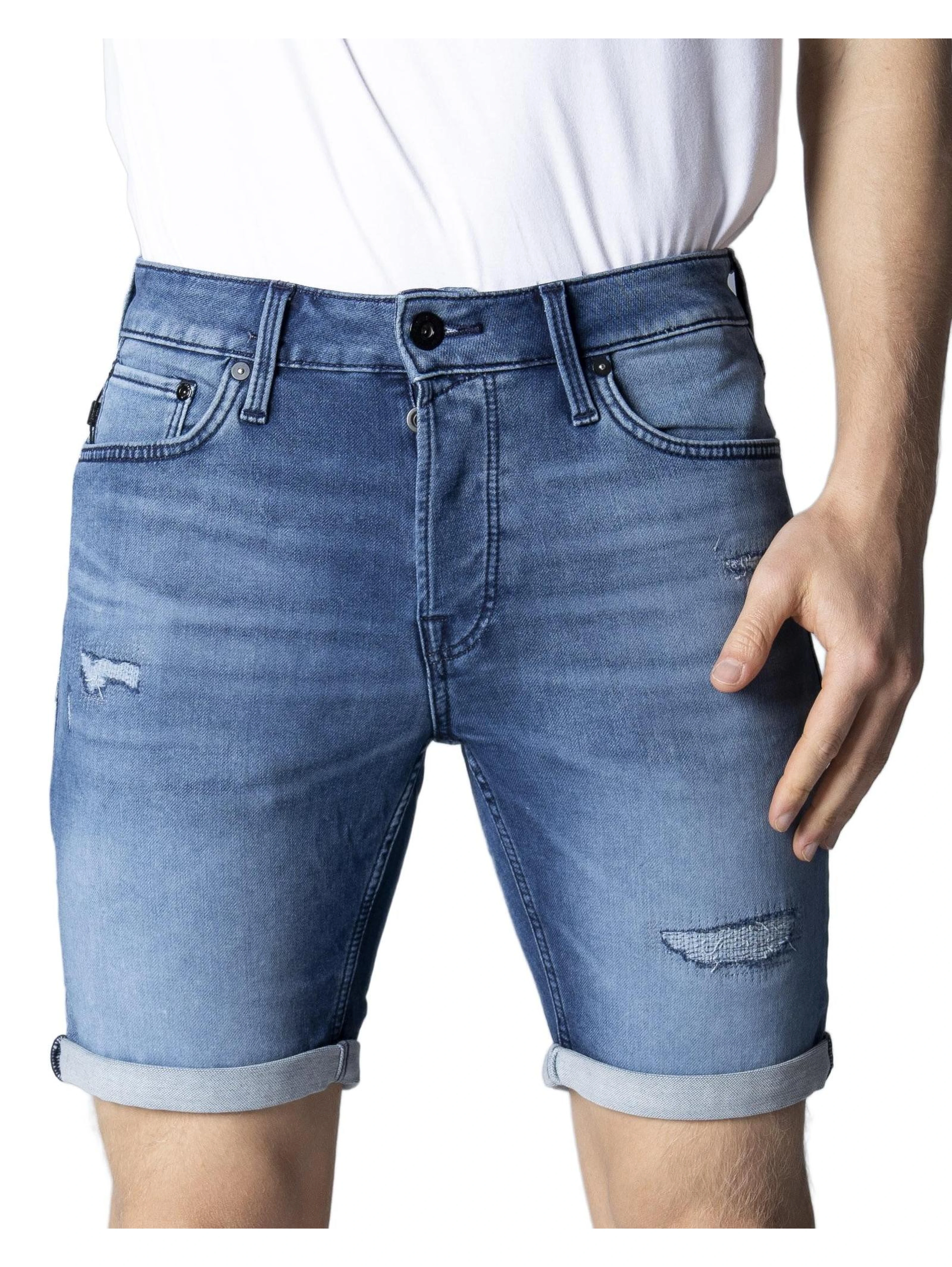 Blue Denim Shorts