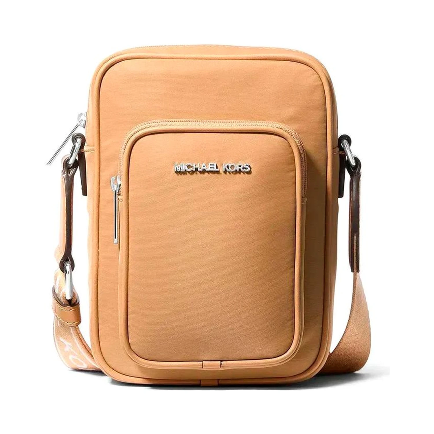 Brown Nylon Crossbody Bag