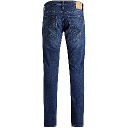 Blue Cotton Slim Fit Jeans