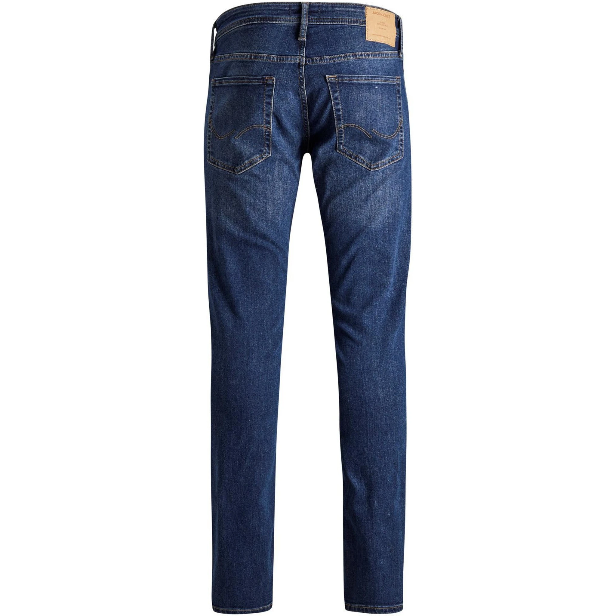 Blue Cotton Slim Fit Jeans