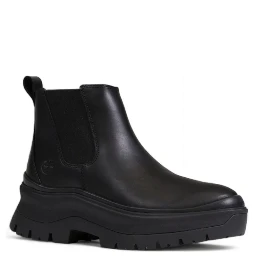 Black Leather Chelsea Boots