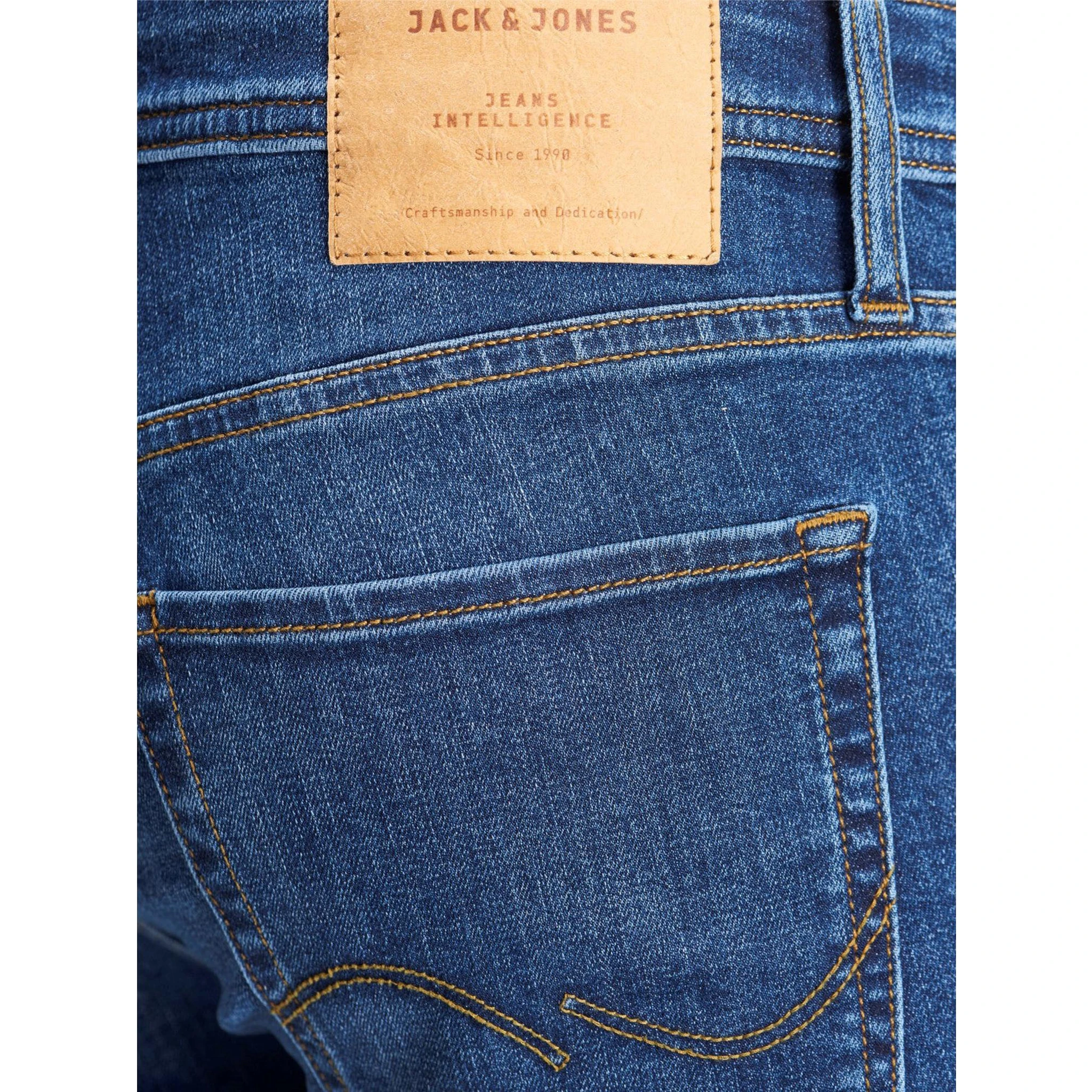 Blue Cotton Slim Fit Jeans