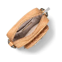 Brown Nylon Crossbody Bag