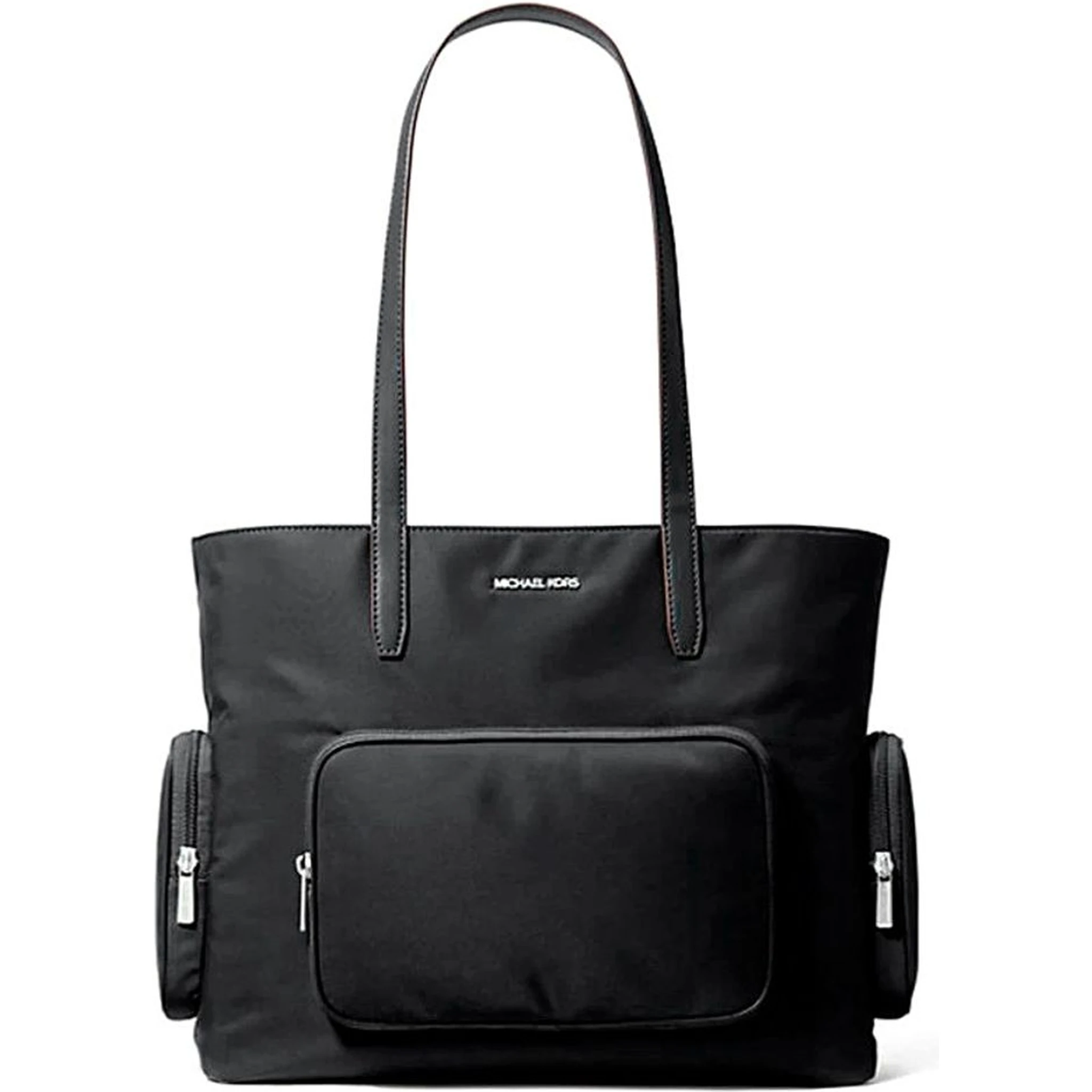 Black Nylon Tote Bag