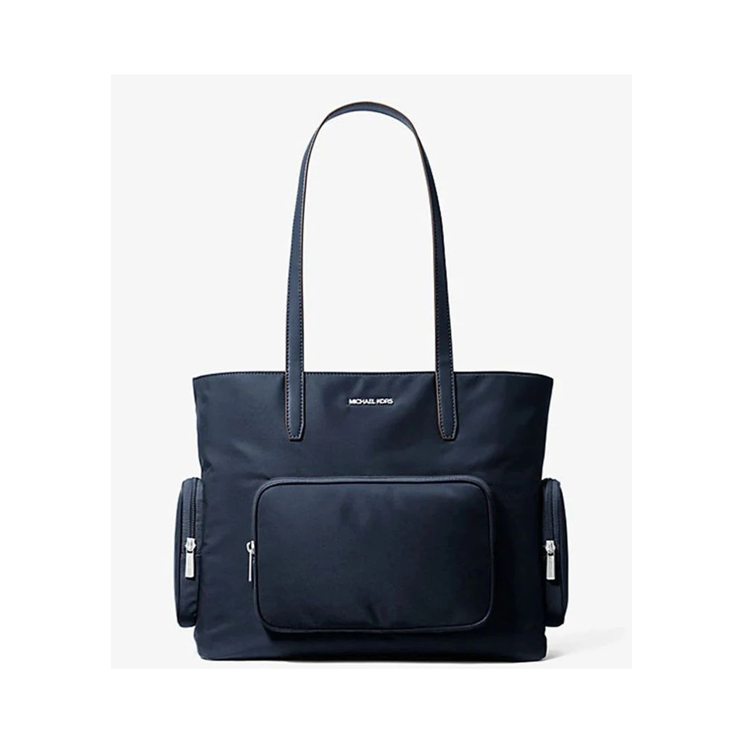 Blue Nylon Tote Bag