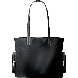 Black Nylon Tote Bag