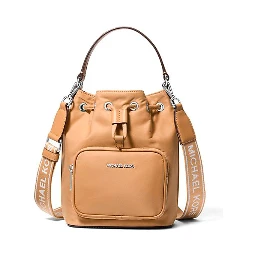 Brown Nylon Backet Bag