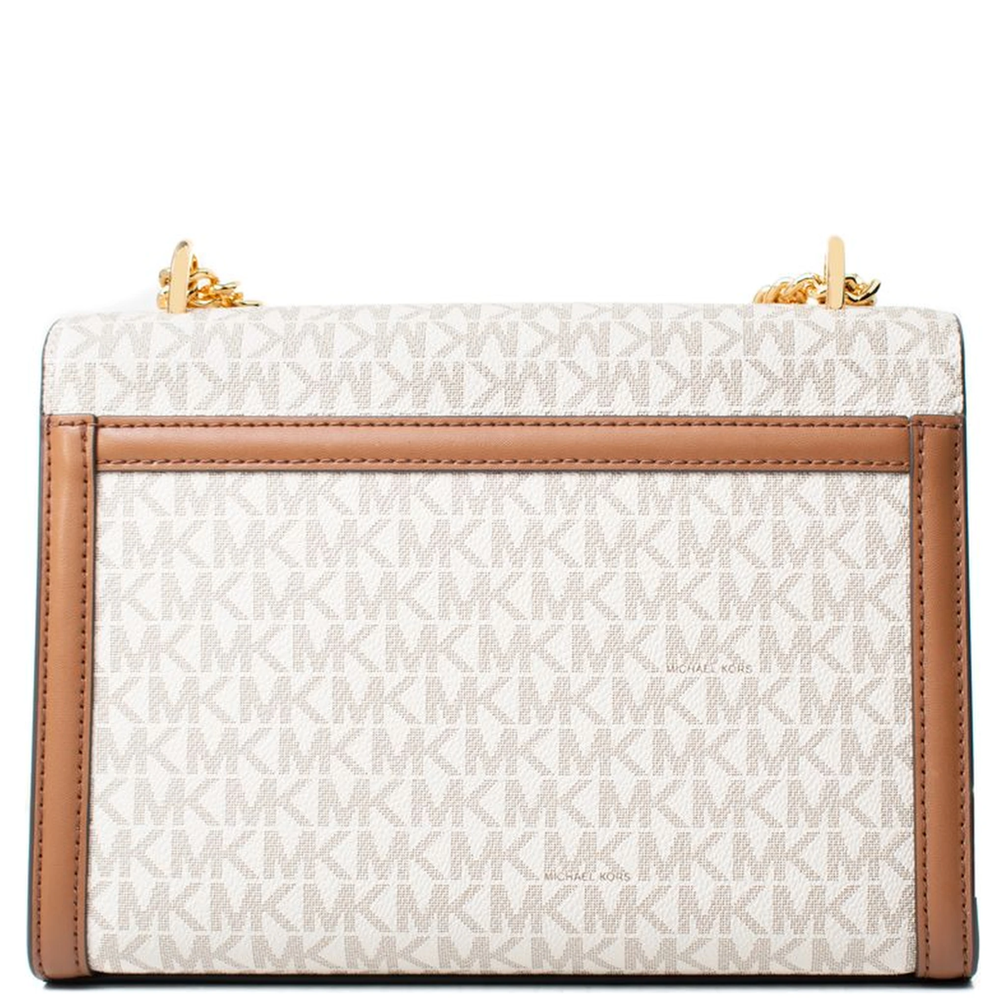Beige Canvas Shoulder Bag