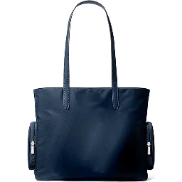 Blue Nylon Tote Bag