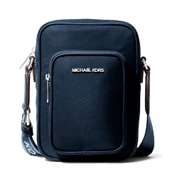 Blue Nylon Messenger Bag