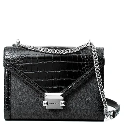 Black Canvas Crossbody Bag