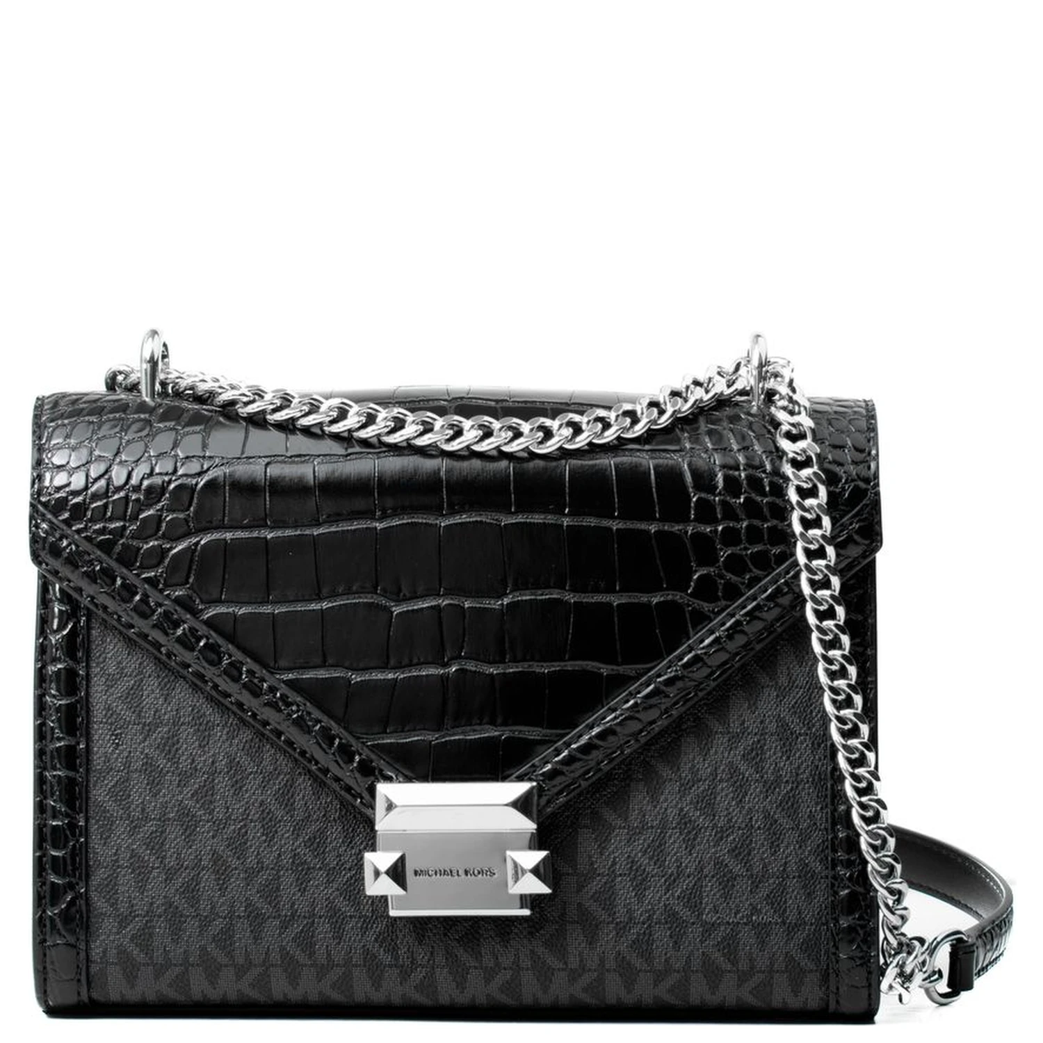 Black Canvas Crossbody Bag