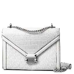 White Canvas Crossbody Bag