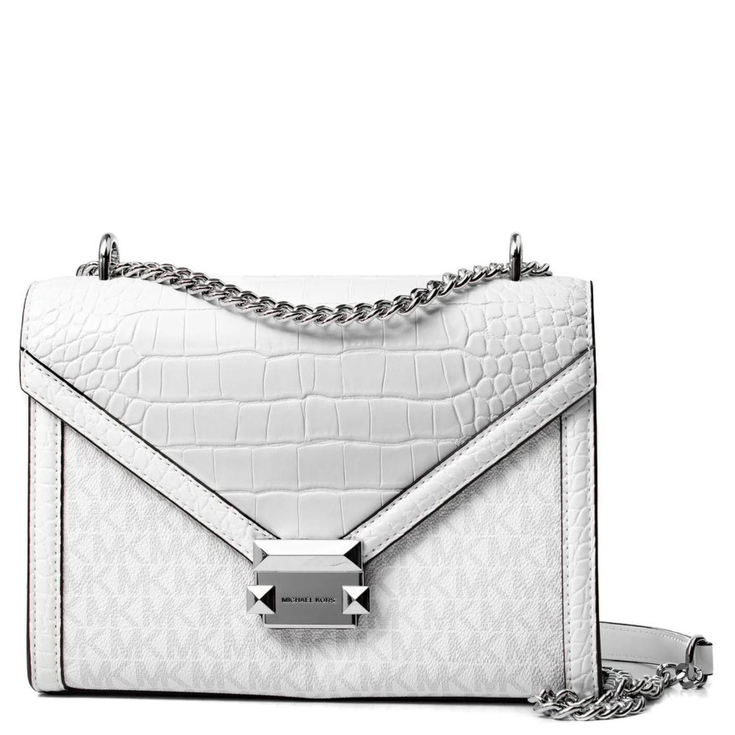 White Canvas Crossbody Bag