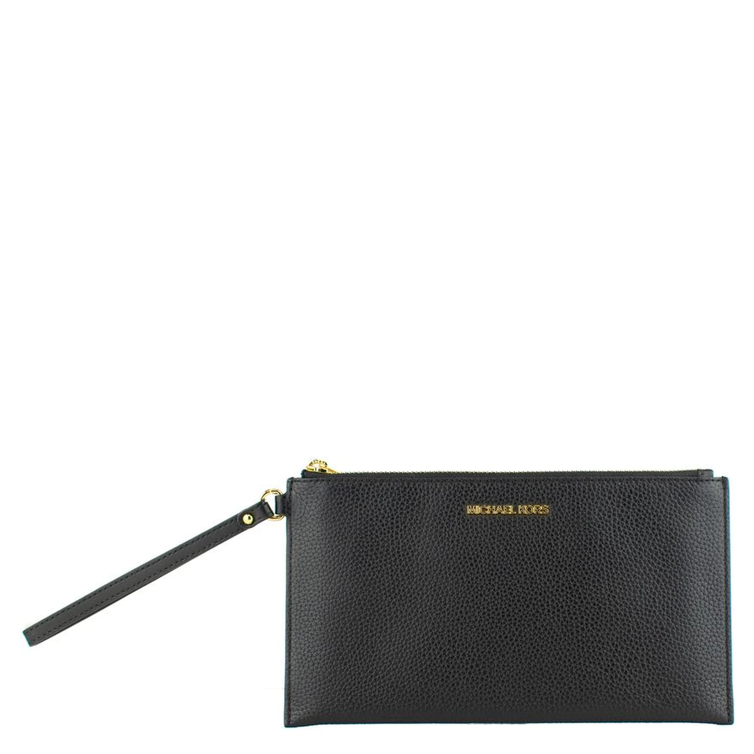 Black Leather Clutch Bag