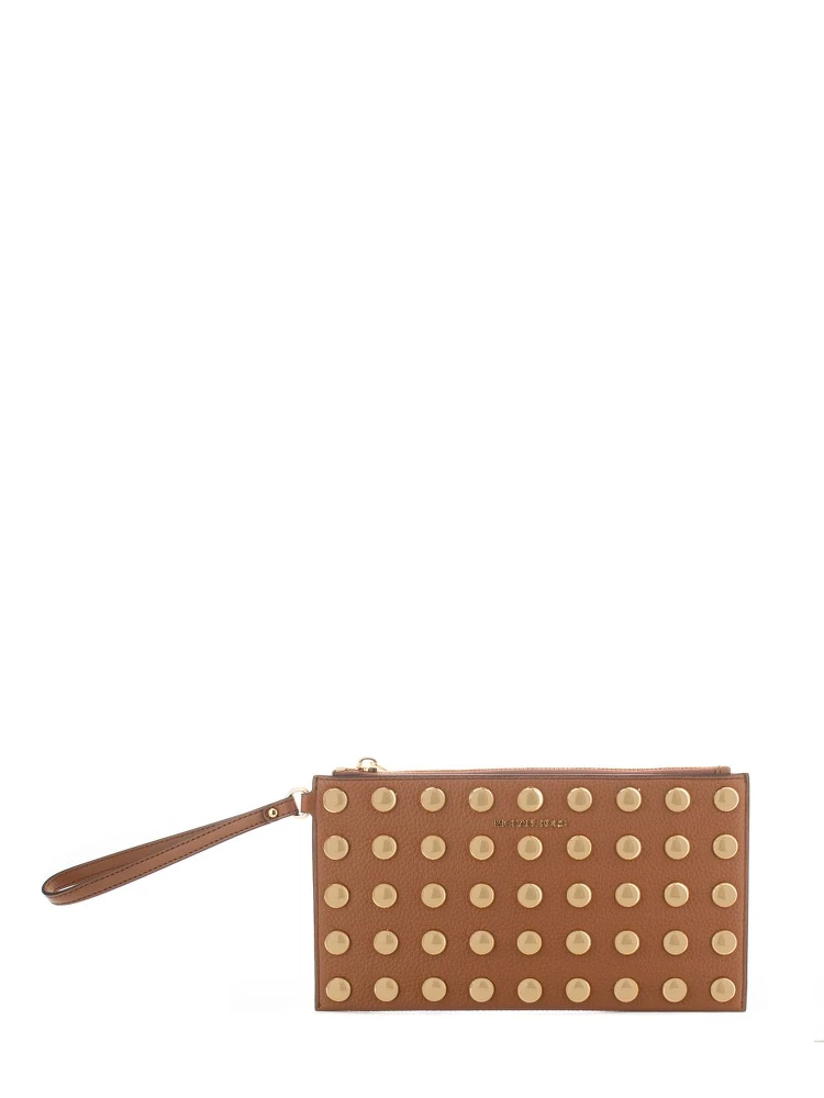 Black Leather Clutch Bag