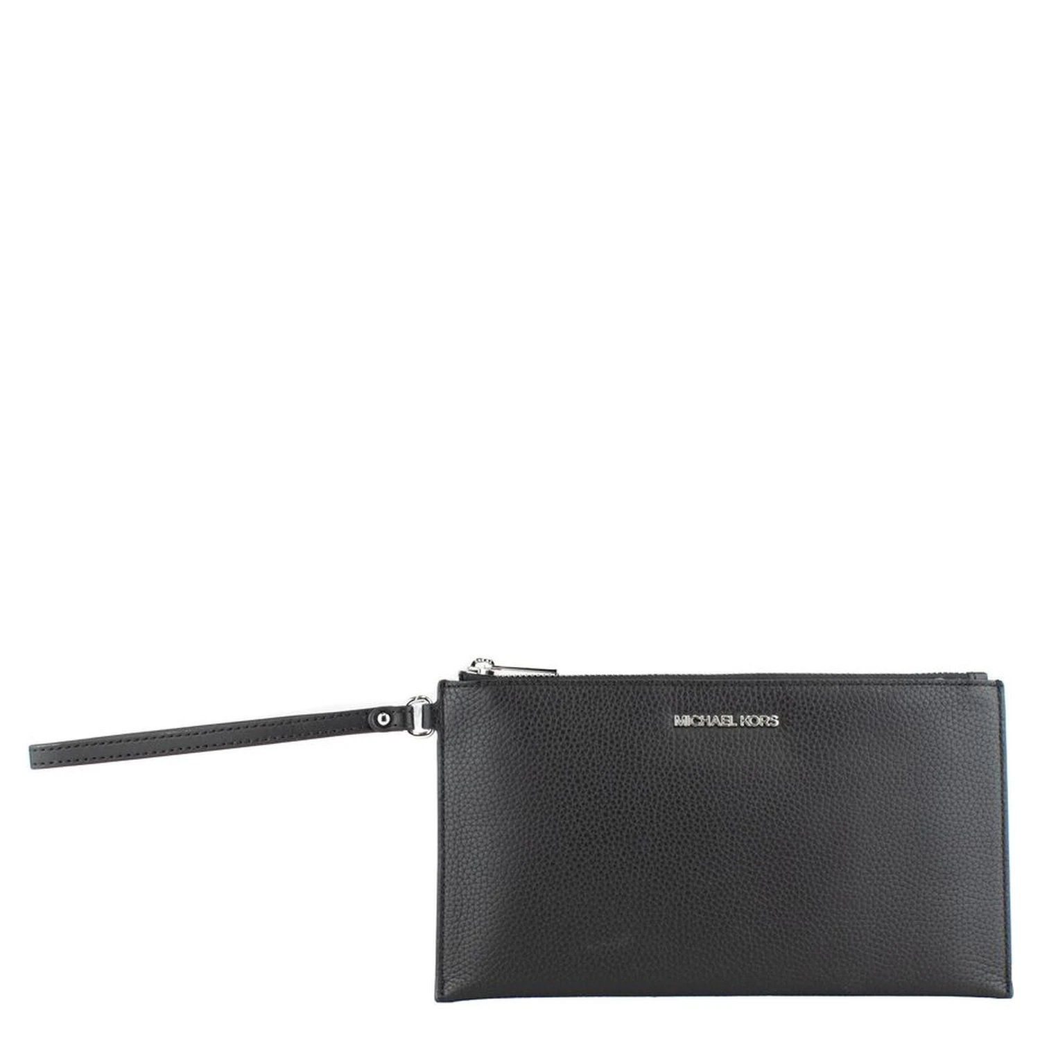 Black Leather Clutch Bag
