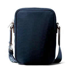 Blue Nylon Messenger Bag