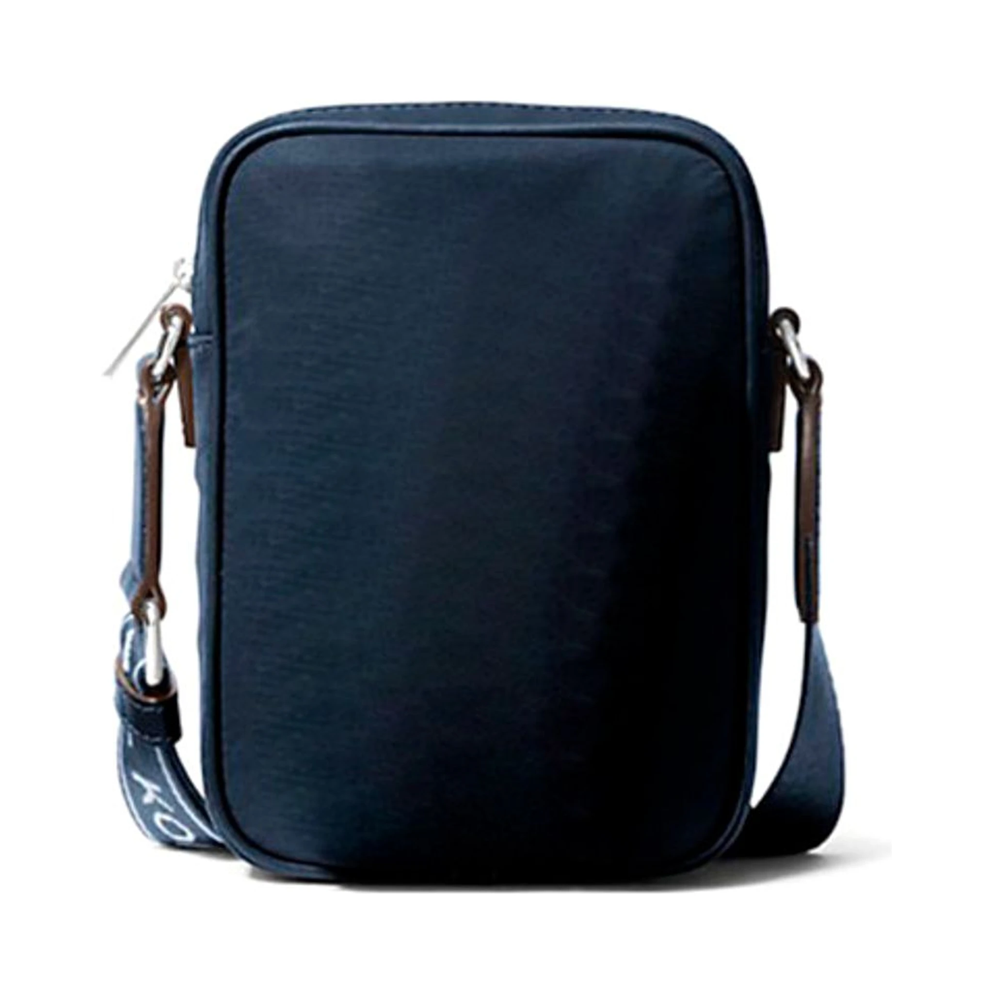 Blue Nylon Messenger Bag