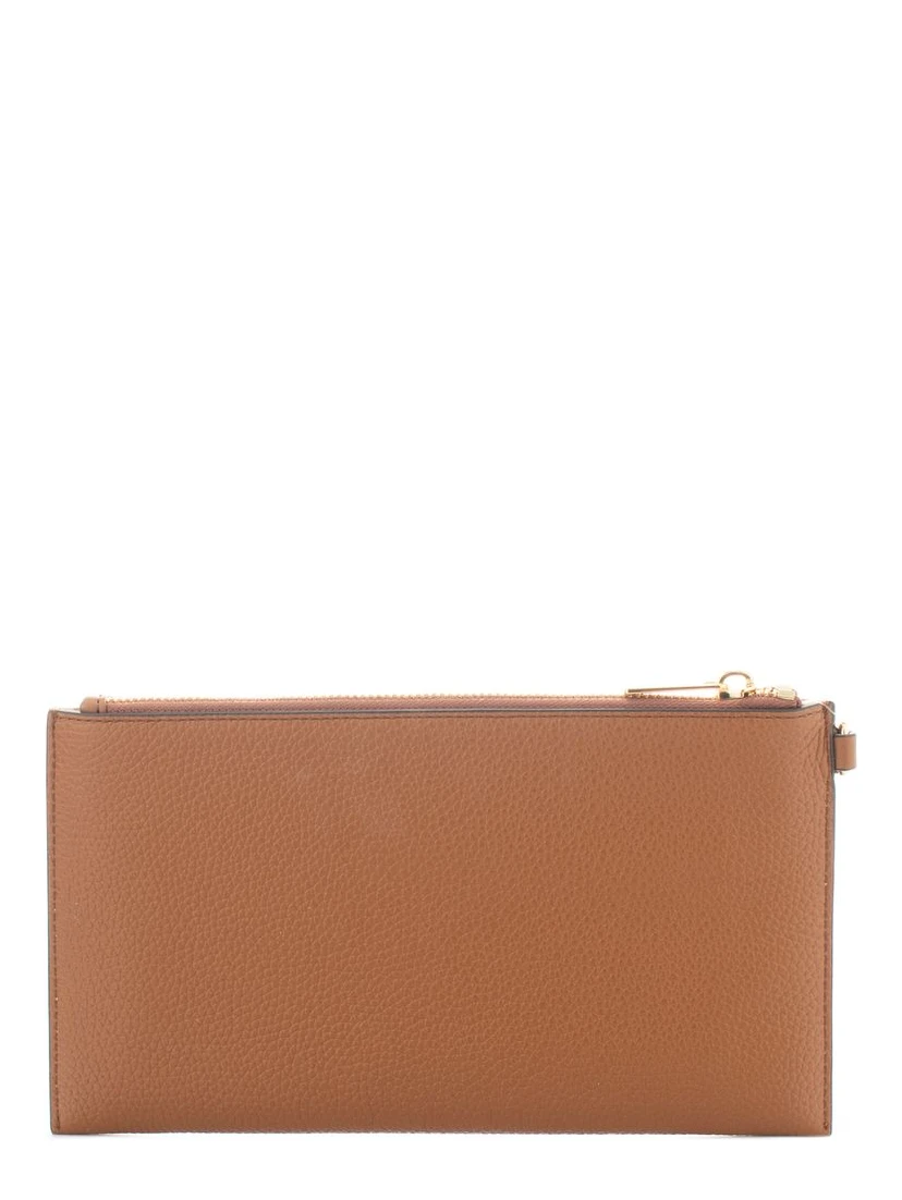 Black Leather Clutch Bag