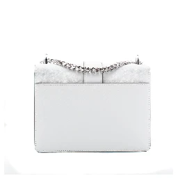 White Leather Shoulder Bag
