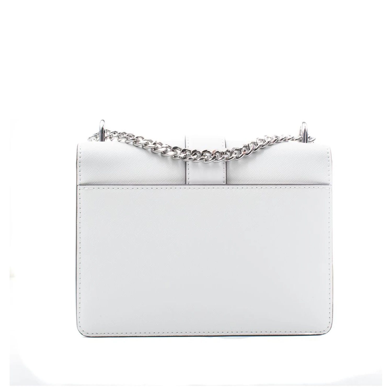 White Leather Shoulder Bag
