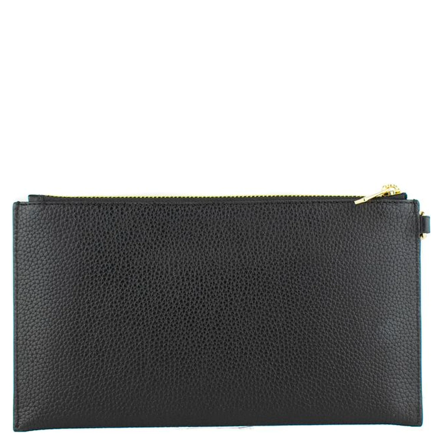 Black Leather Clutch Bag