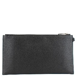 Black Leather Clutch Bag