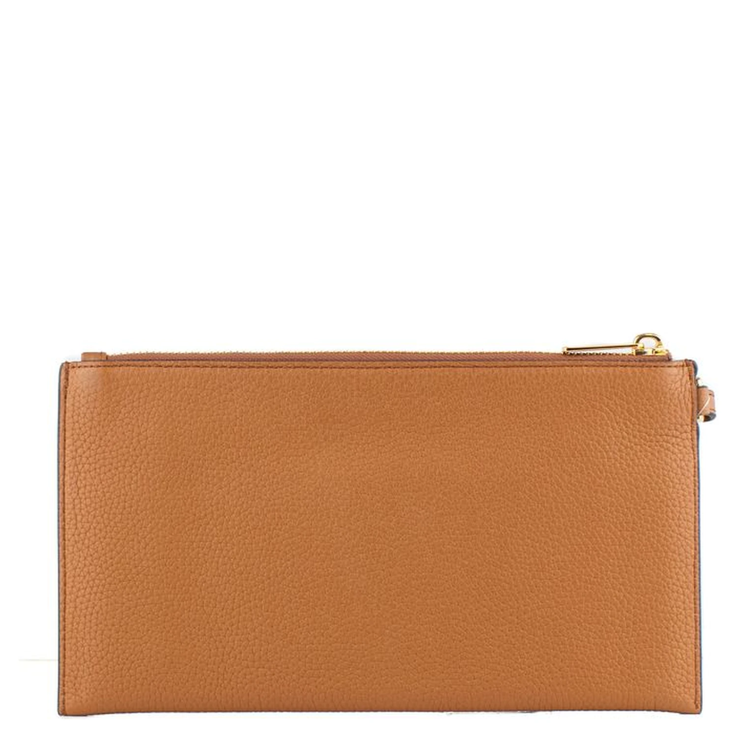 Brown Leather Clutch Bag