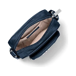 Blue Nylon Messenger Bag