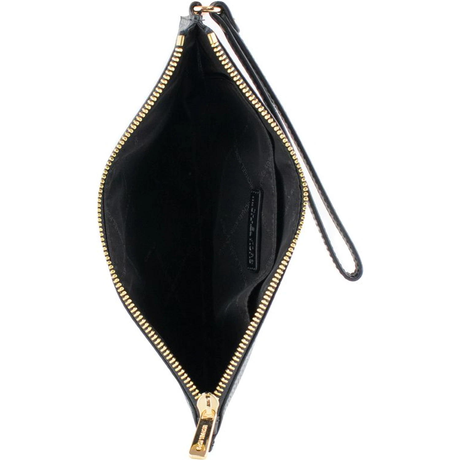 Black Leather Clutch Bag