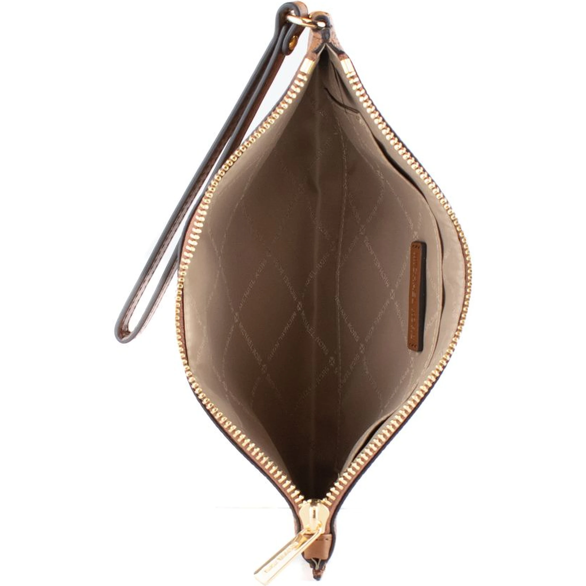 Brown Leather Clutch Bag