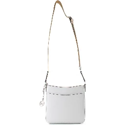 White Canvas Shoulder Bag