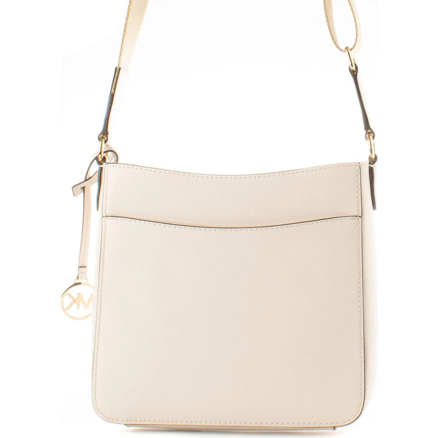 Beige Canvas Crossbody Bag