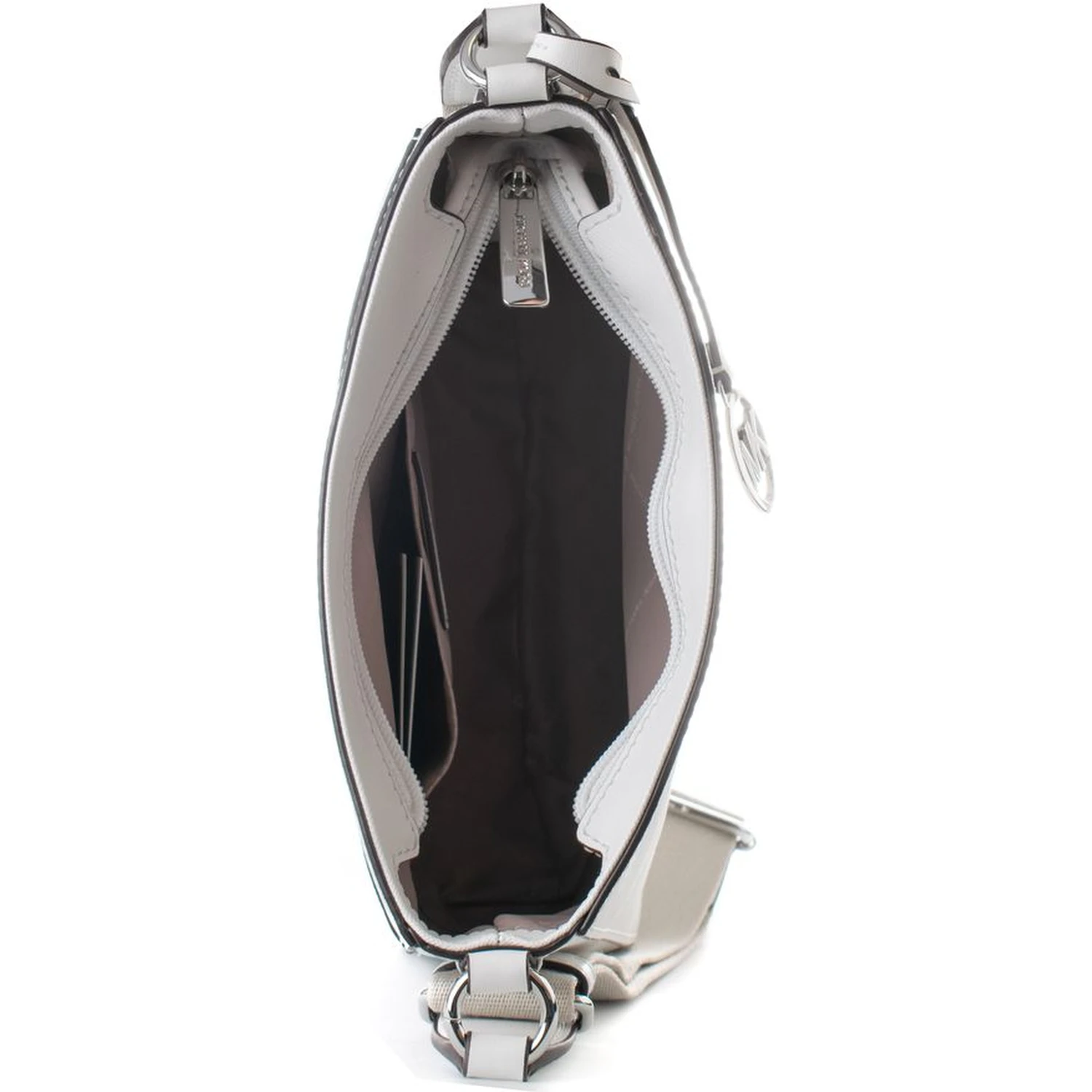 White Canvas Shoulder Bag